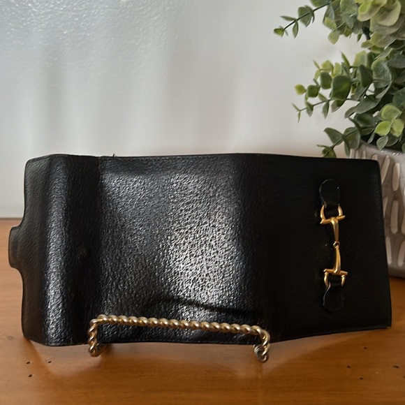 Gucci Vintage Iconic Horsebit Buckle Leather Wallet - Picture 9 of 12